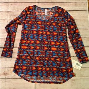 LuLaRoe Lynnae Shirt XS NWT